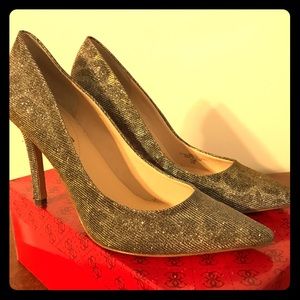 GUESS Leopard Print Heels